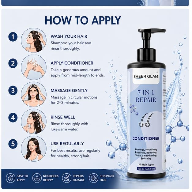 Sheer Glam 7 in 1 Repair Conditioner