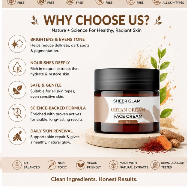 Sheer Glam Ubtan Face Cream