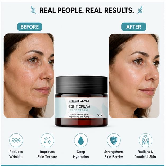 Sheer Glam Night Face Cream