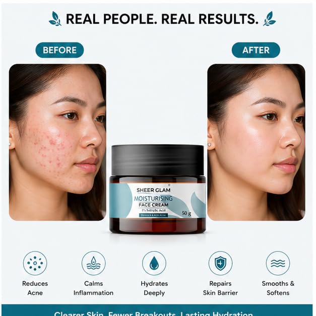 Sheer Glam Moisturising Face Cream