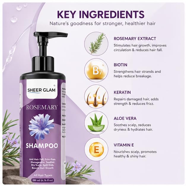 Sheer Glam Rosemary Shampoo