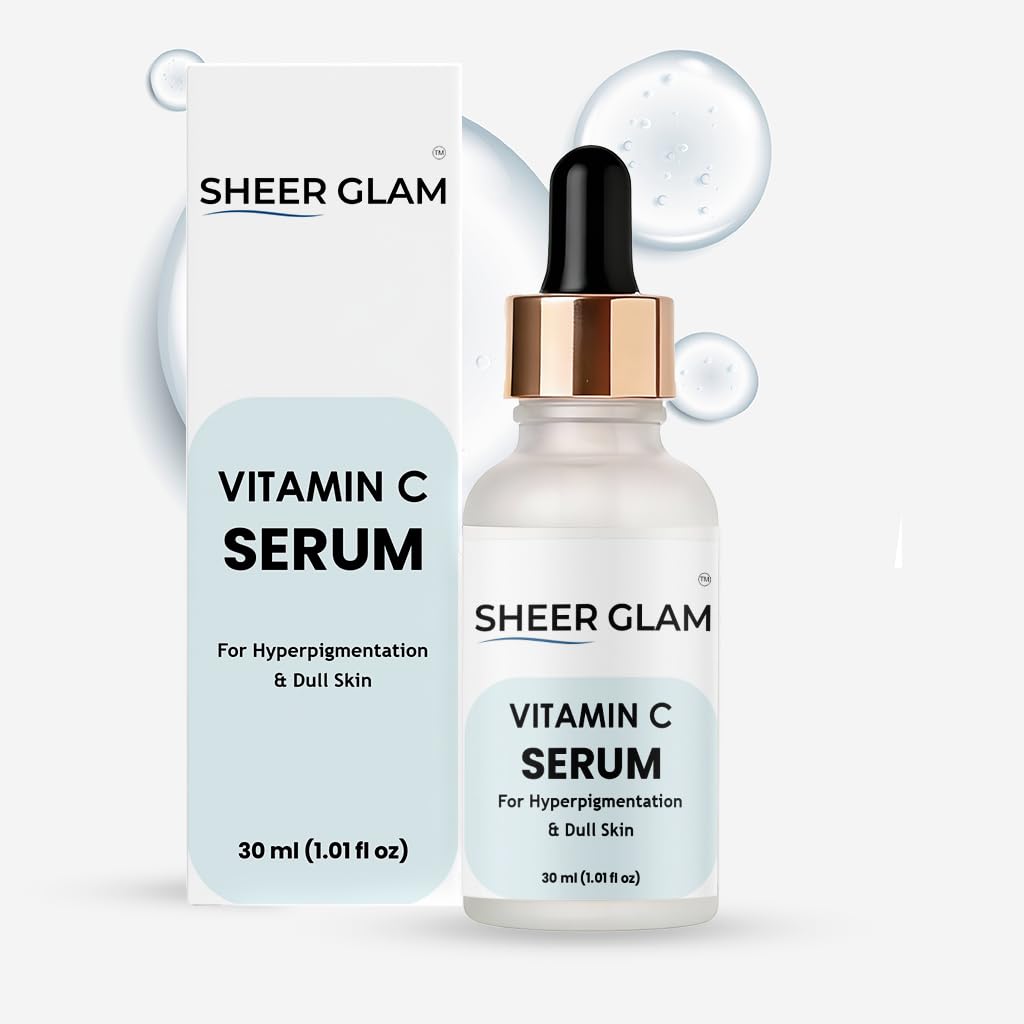 Sheer Glam Vitamin C Serum for Hyperpigmentation & Dull Skin, 30 ml