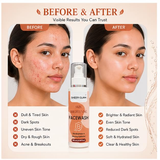 Sheer Glam Skin Brightening Face Wash 100 ml