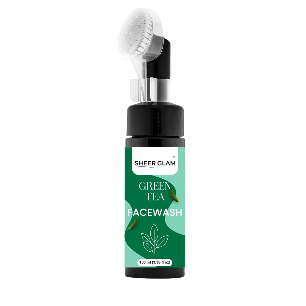 Sheer Glam Green Tea Face Wash 150 ml Applicator