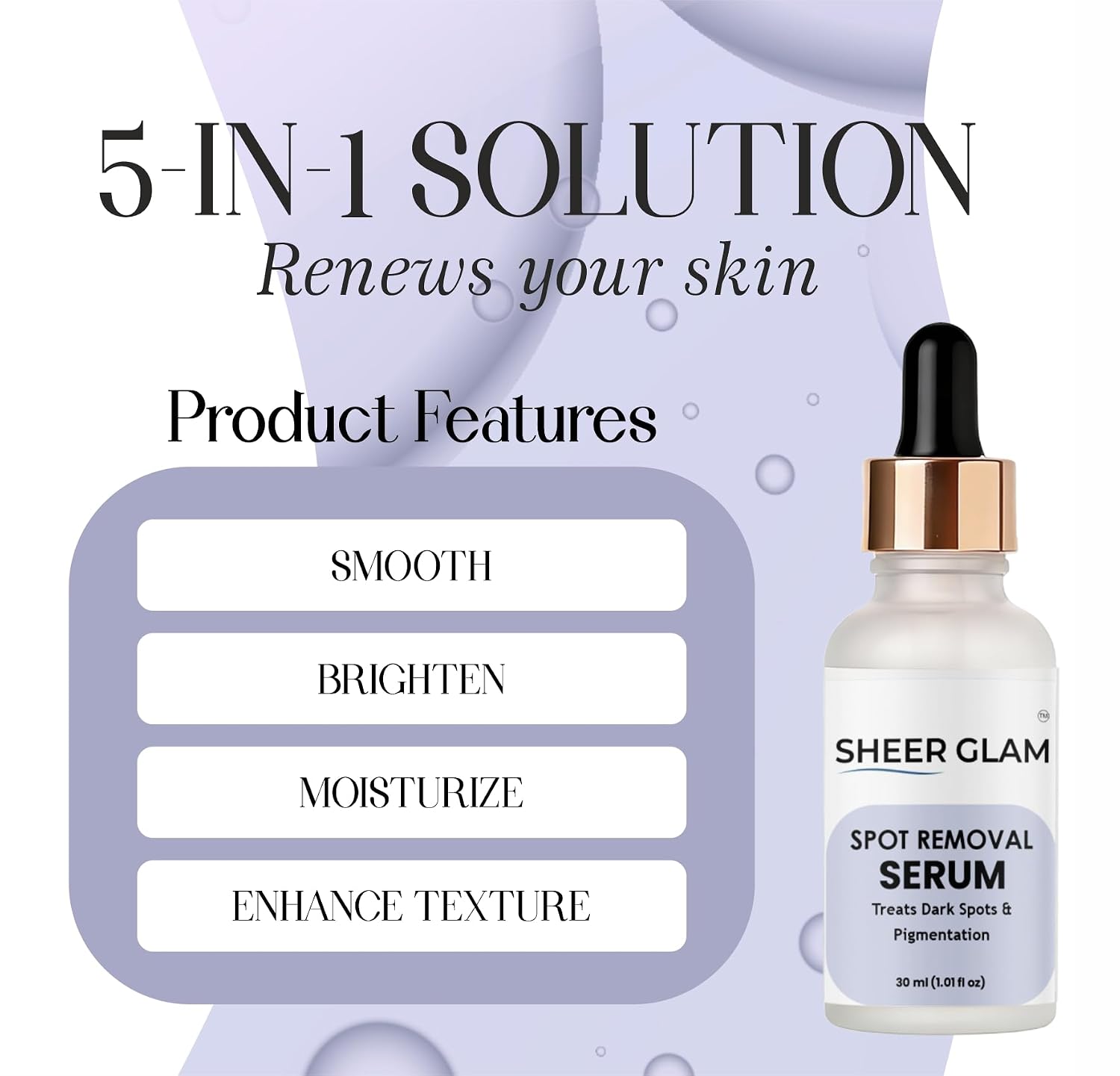 Sheer Glam Spot Removal Serum, 30 ml