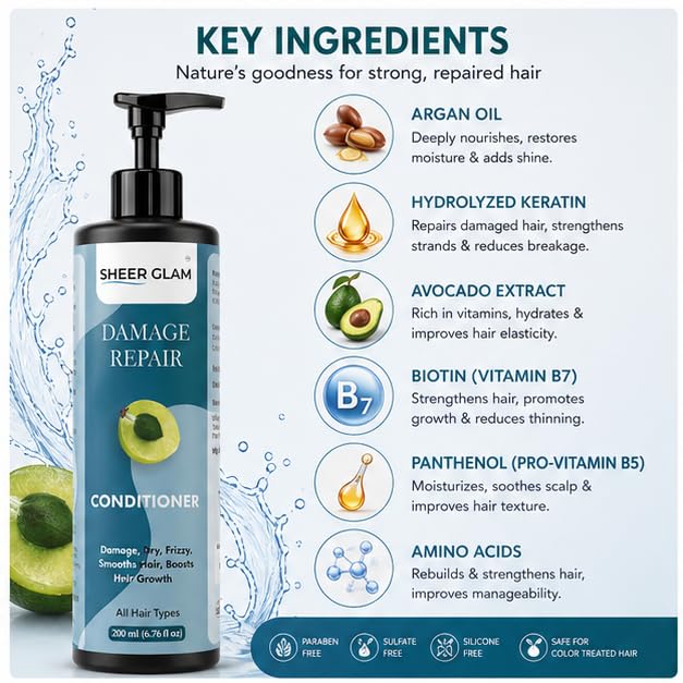 Sheer Glam Damage Repair Conditioner