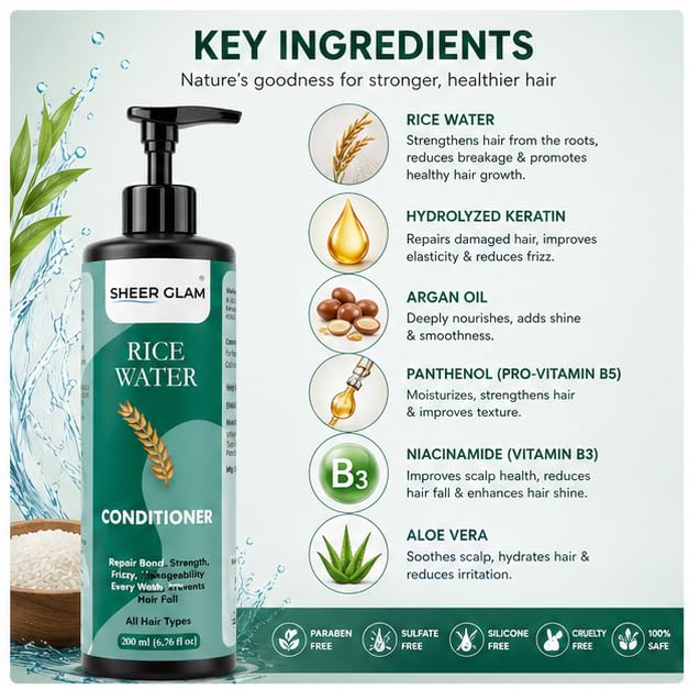 Sheer Glam Rice Water Conditioner