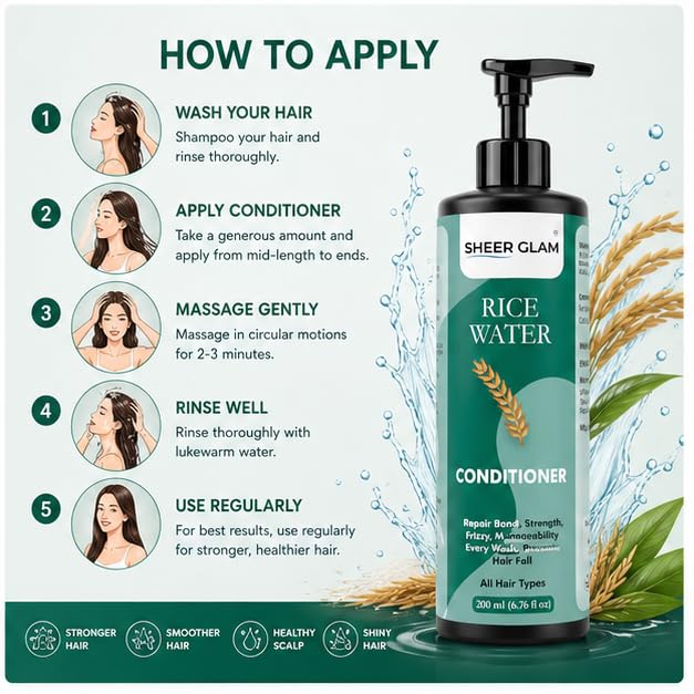 Sheer Glam Rice Water Conditioner