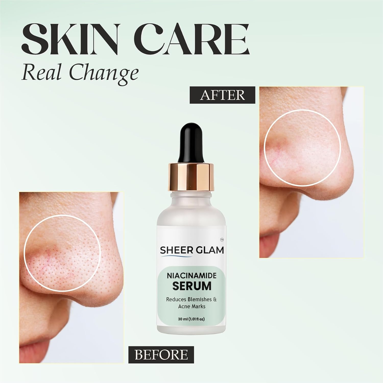 Sheer Glam Niacinamide Serum, 30 ml